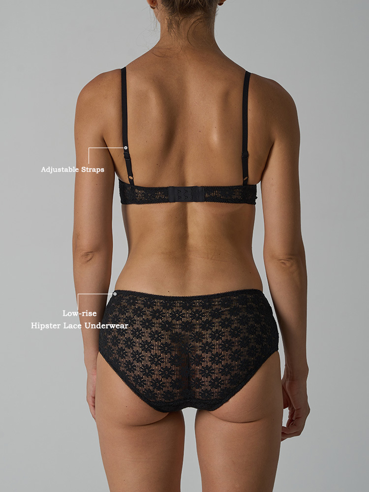 VITALINOVO 3 Pieces Lace Linge - огляд і ціна Sheer Bra Lace