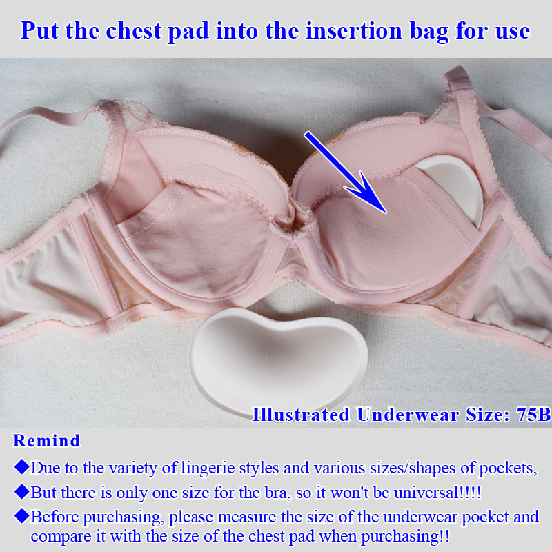 Pad Bra Inner Pad Insert Piece - огляд і ціна Underwire Bra Padded