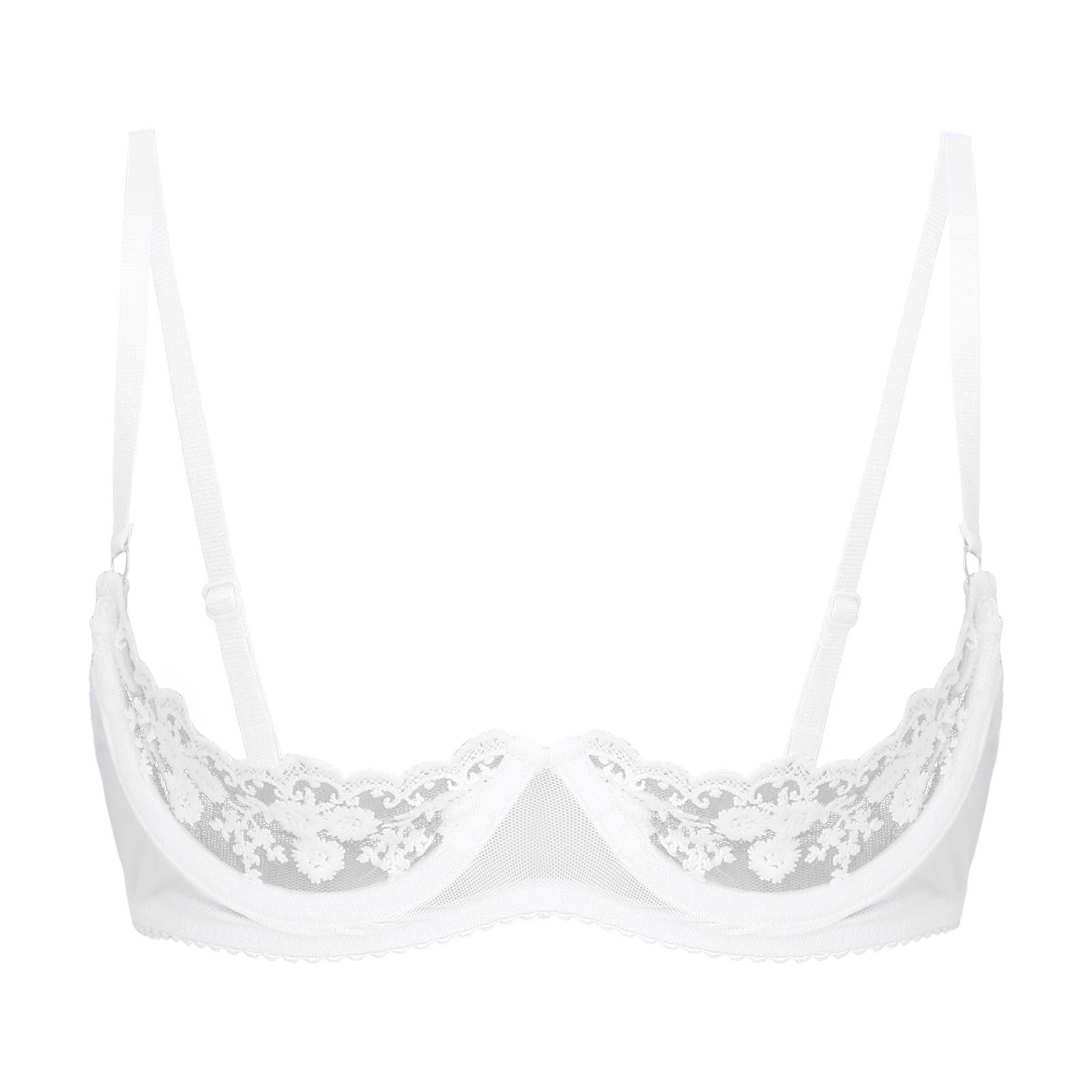 Women Sexy Half Cup Bras Open  - огляд і ціна Underwire Bra Padded