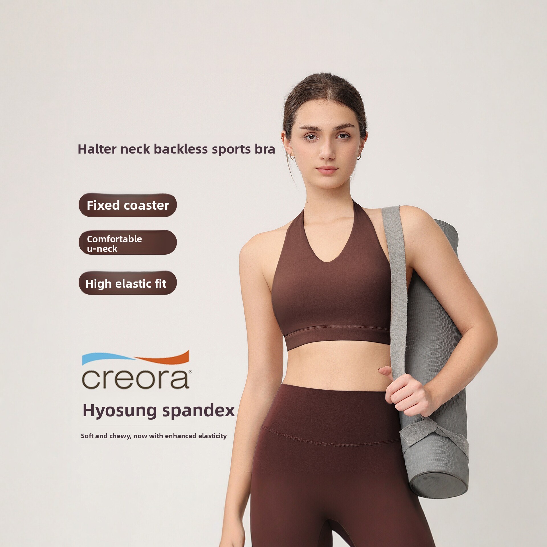Women's Halter Sports Bra with - огляд і ціна Sports Bra Racerback