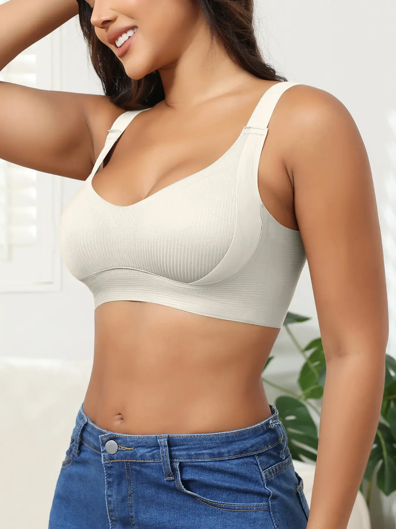 EssElegance FZ 2/4PCS Ribbed P - огляд і ціна Full Coverage Bra