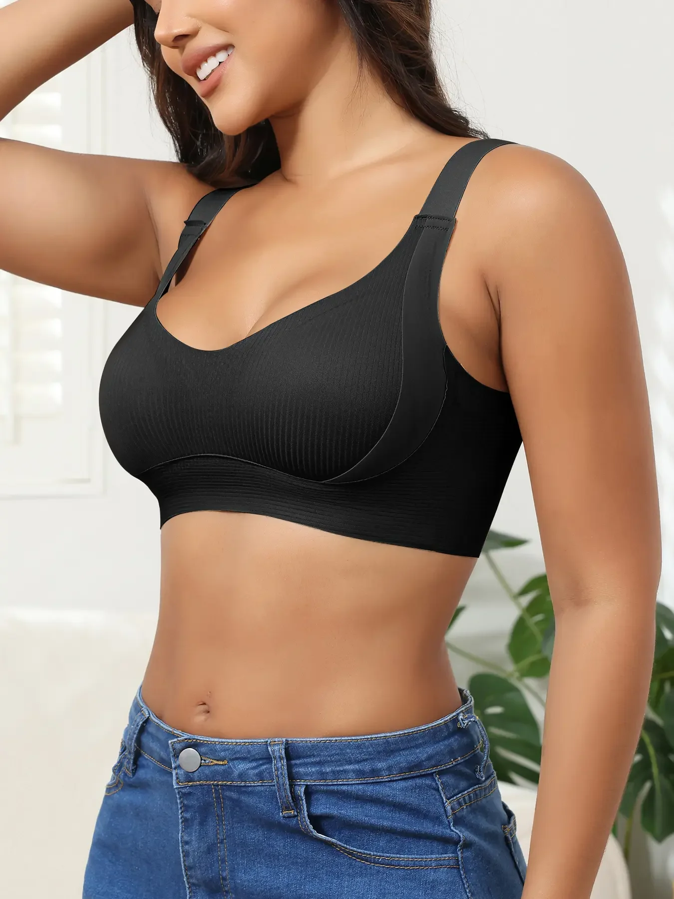 EssElegance FZ 2/4PCS Ribbed P - огляд і ціна Full Coverage Bra